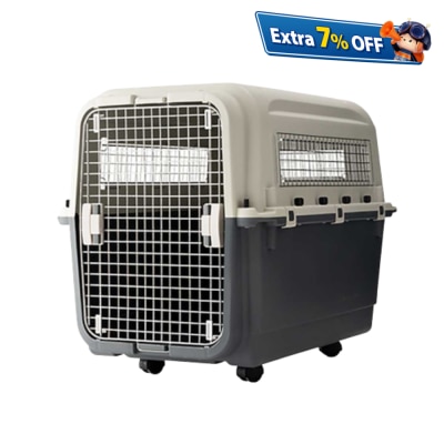 Hoopet Pet Aviation Aircraft Cage (No. 7 Cage|Inner Length 120cm)