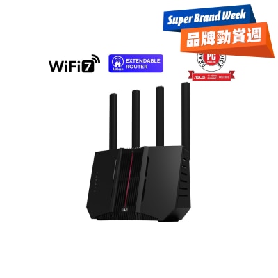 ASUS - RT-BE92U BE9700 Tri-Band WiFi 7 Router
