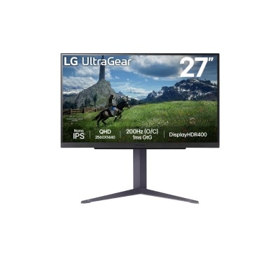 LG 樂金 UltraGear™ 27GS85Q-B 27" 200Hz QHD Nano IPS 電競顯示屏