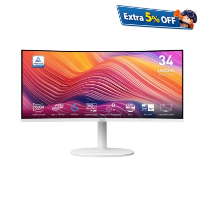 MSI Modern MD342CQPW 34"120Hz Curved Monitor