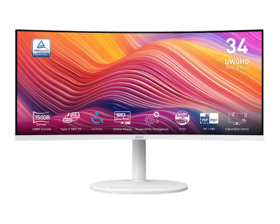 MSI 微星 Modern MD342CQPW 34"120Hz 曲面 顯示屏