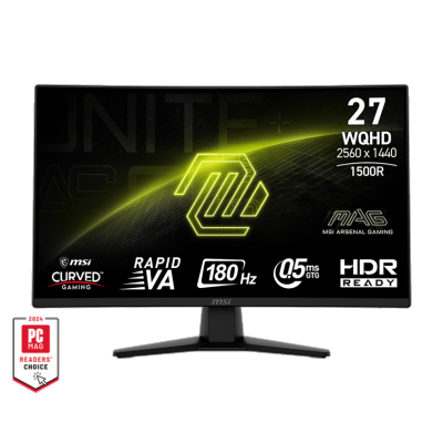 MSI 微星 MAG 274CQF 27" 2K 180Hz 曲面 電競顯示屏