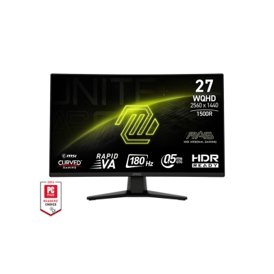 MSI 微星 MAG 274CQF 27" 2K 180Hz 曲面 电竞显示屏