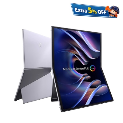 ASUS ZenScreen Fold OLED MQ17QH Portable Monitor