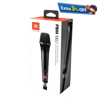 JBL PBM100 Wired Dynamic Vocal Mic with Cable (Gift)