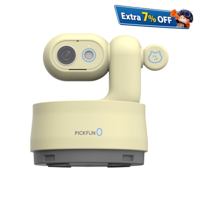 PICKFUN P0 宠物AI伴侣监控摄录机 - 黄