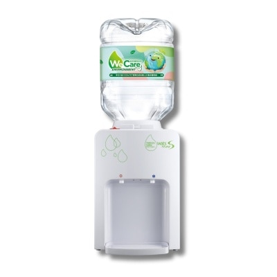 WATSONS WATER 屈臣氏蒸餾水 Wats-MiniS冷热水机(白色) + 16樽8公升樽装蒸馏水