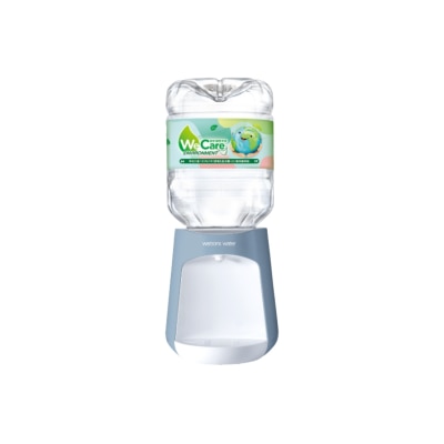 WATSONS WATER 屈臣氏蒸餾水 B 22 坐枱式温熱水機 (藍色) + 16樽8公升樽裝蒸餾水 image