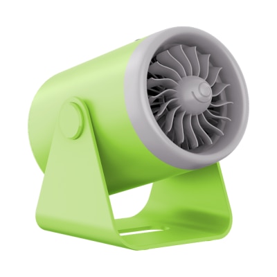 Momax IW7 Home Warmer Portable Fan Heater