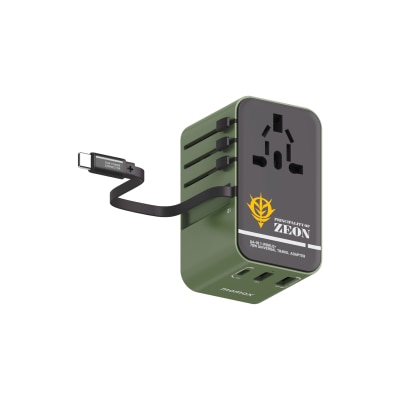 Momax 1-World+ 70W GaN 3-插口 內建 USB-C 充電線 + AC 旅行充電插座 - UA18  充電器