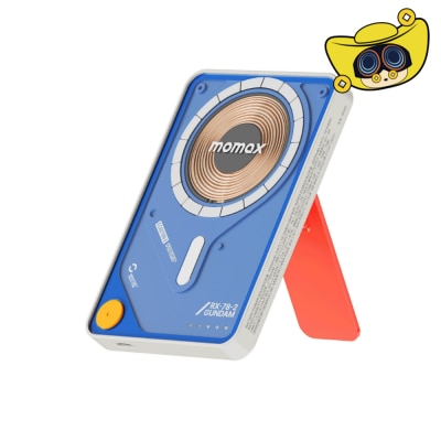 Momax 1-Power X Pro 5000mAh 內置USB-C線移動源支架 移動電源