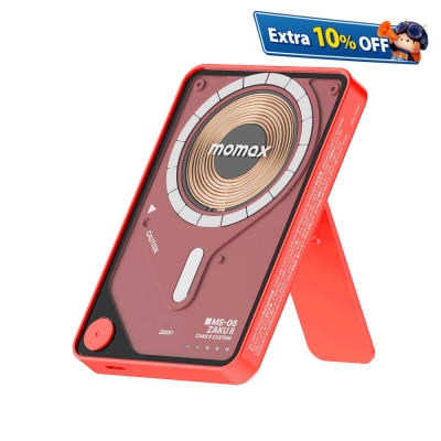 Momax 1-Power X Pro 5000mAh 內置USB-C線移動源支架  移動電源