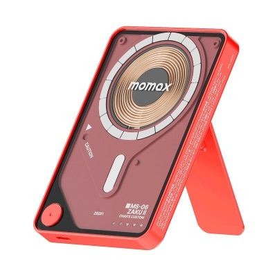 Momax 1-Power X Pro 5000mAh 内置USB-C线移动源支架 移动电源