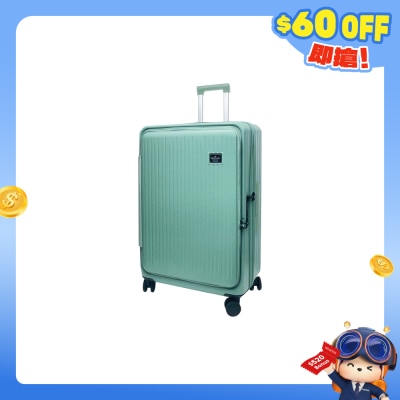 HALLMARK - PC Zipper Front & Middle Opening Suitcase HM904T