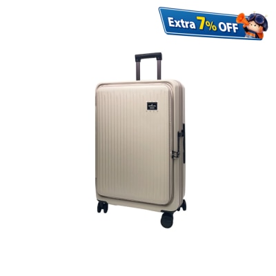 HALLMARK PC Zipper Front & Middle Opening Suitcase HM904T