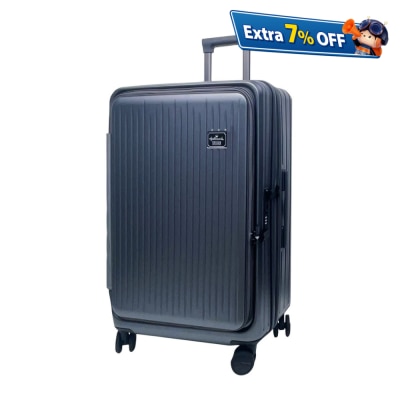 HALLMARK PC Zipper Front & Middle Opening Suitcase HM904T