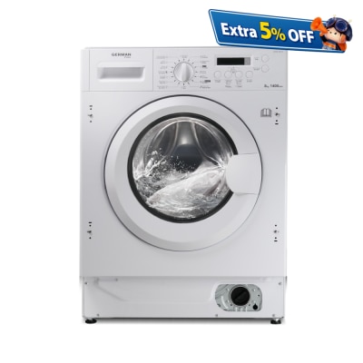 GERMAN POOL WDM-3814,Built-In 2-in-1 Washer-Dryer Built in Washer