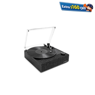 Victrola EASTWOOD II - 3-Speed Bluetooth Turntable with Built-in Speakers