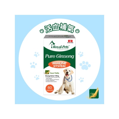 Royal-Pets Ginseng Extract 150mg 60 capsules