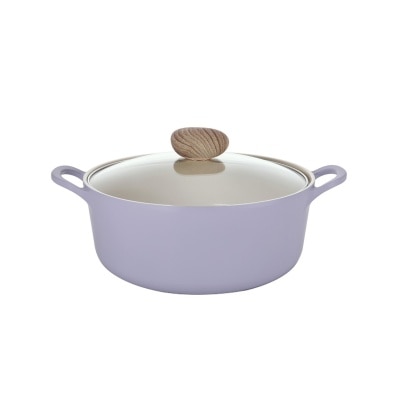 Neoflam Retro Purple Casserole 24cm with glass lid (IH)