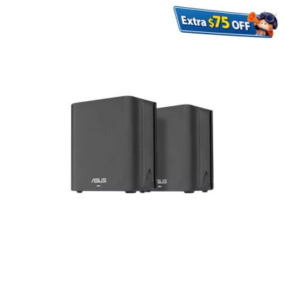 ASUS 华硕 ZenWiFi BD4 双频 WiFi 7 AiMesh 可扩充路由器 (两件装)