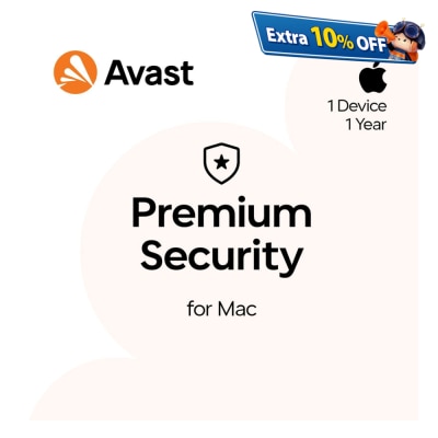Avast Premium Security for Mac - 1 Device, 1 Year (Digital download version)