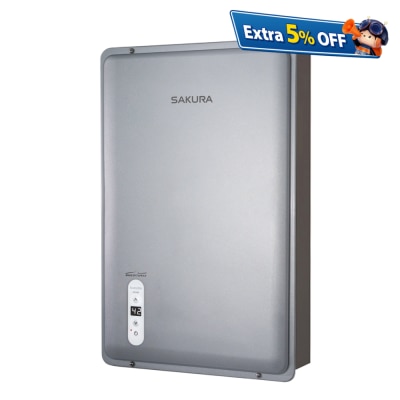 SAKURA HD100RF-L Silver LP Gas Water Heater Water Heater