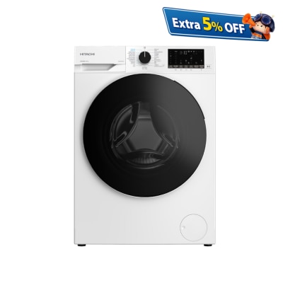 HITACHI 日立 BD-D80YJVE 8kg 日立变频蒸气护理前置式滚桶洗衣干衣机 2合1洗衣乾衣机