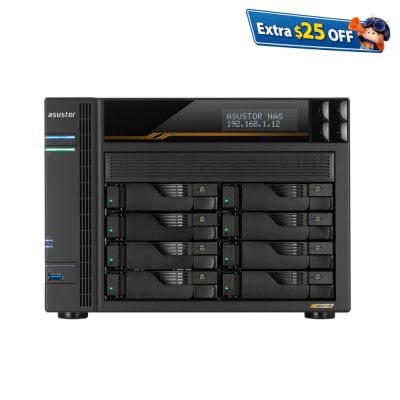 ASUSTOR 華芸 LOCKERSTOR 8 Gen3 AS6808T 網路儲存裝置