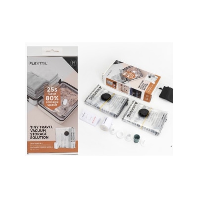 Flextail Gear - 3 in 1 Tiny Travel Vacuum Storage Solution Set