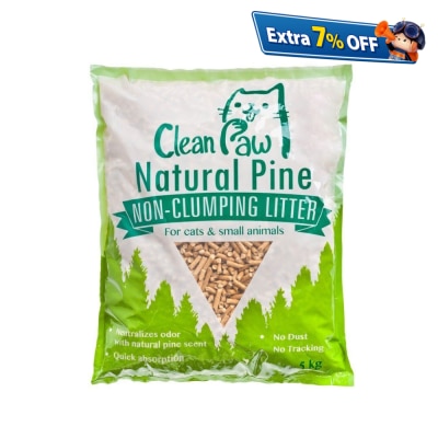 Clean Paw 天然松木猫砂 5公斤装(原箱4包优惠)