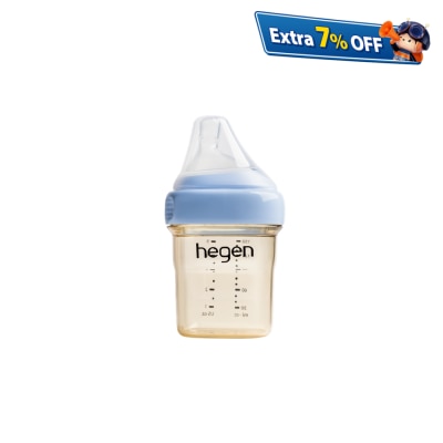 Hegen PCTO™ PPSU多功能宽口奶瓶 150ml / 5oz 蓝色