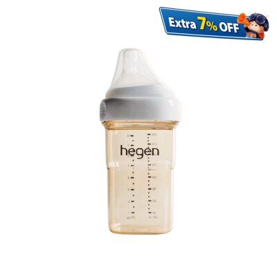 Hegen PCTO™ PPSU多功能宽口奶瓶 240ml / 8oz 白色
