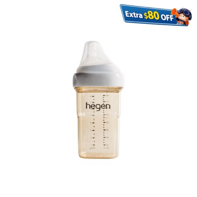 Hegen PCTO™ 240ml/8oz Feeding Bottle PPSU White