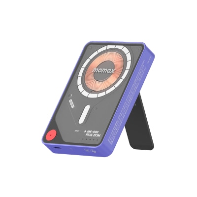 Momax 1-Power X Pro+ 10000mAh 磁吸無線充帶線行動電源連支架 移動電源