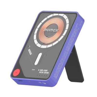 Momax 1-Power X Pro+ 10000mAh 磁吸無線充帶線行動電源連支架 移動電源