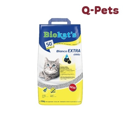 Biokat's 天然活性炭除味猫用粘土砂10kg