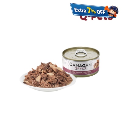 Canagan 吞拿三文鱼主食猫罐头75g