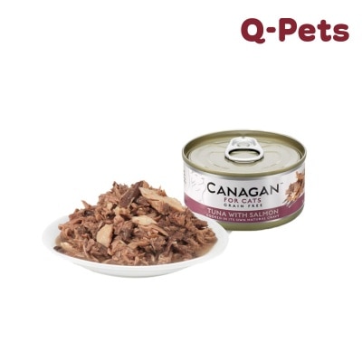 Canagan 吞拿三文魚主食貓罐頭75g