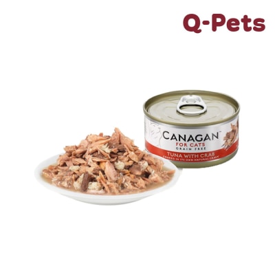 Canagan 吞拿蟹肉主食貓罐頭75g