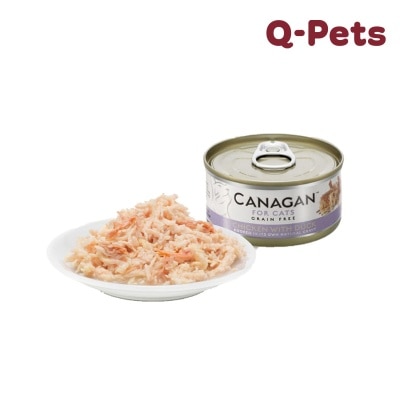 Canagan 雞肉鴨肉主食貓罐頭75g