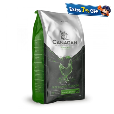 Canagan 无谷物走地鸡猫粮4kg