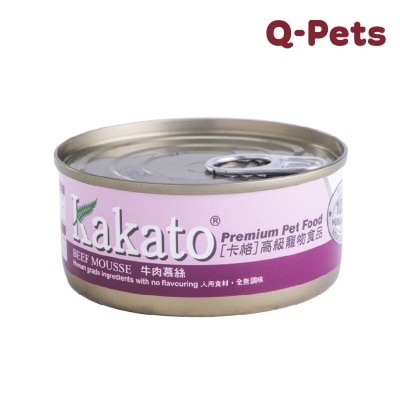 Kakato 牛肉慕丝猫狗罐头70G
