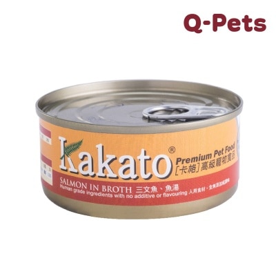 Kakato 三文魚魚湯罐頭70g