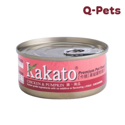 Kakato 鸡肉南瓜猫狗罐头70G