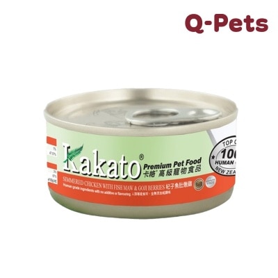 Kakato 杞子鱼肚炖鸡猫狗罐头70g