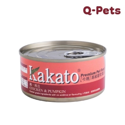 Kakato 雞、南瓜貓狗罐頭170g