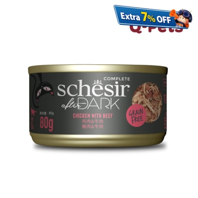Schesir 鸡肉&牛肉猫用全阶段主食罐80g