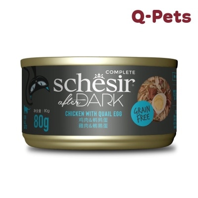 Schesir 雞肉&鵪鶉蛋貓用全階段主食罐80g