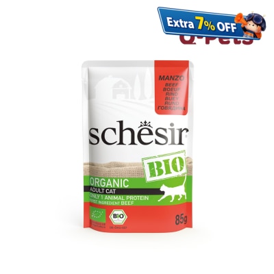 Schesir 440有机牛肉成猫主食餐包85g